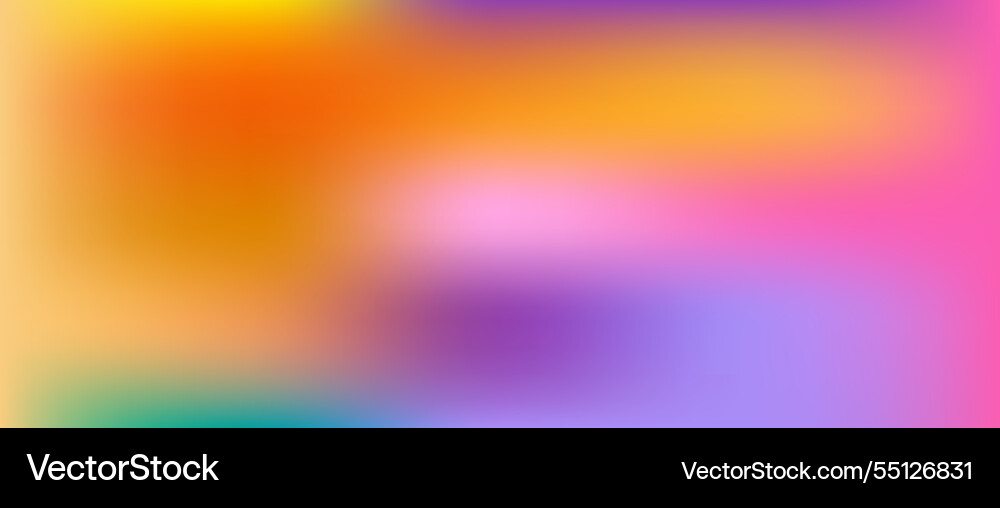 Abstract design blurred gradient background fun Vector Image