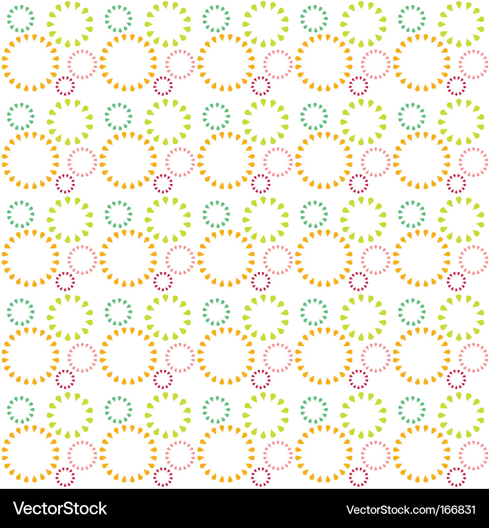 Colorful Circular Pattern vector image