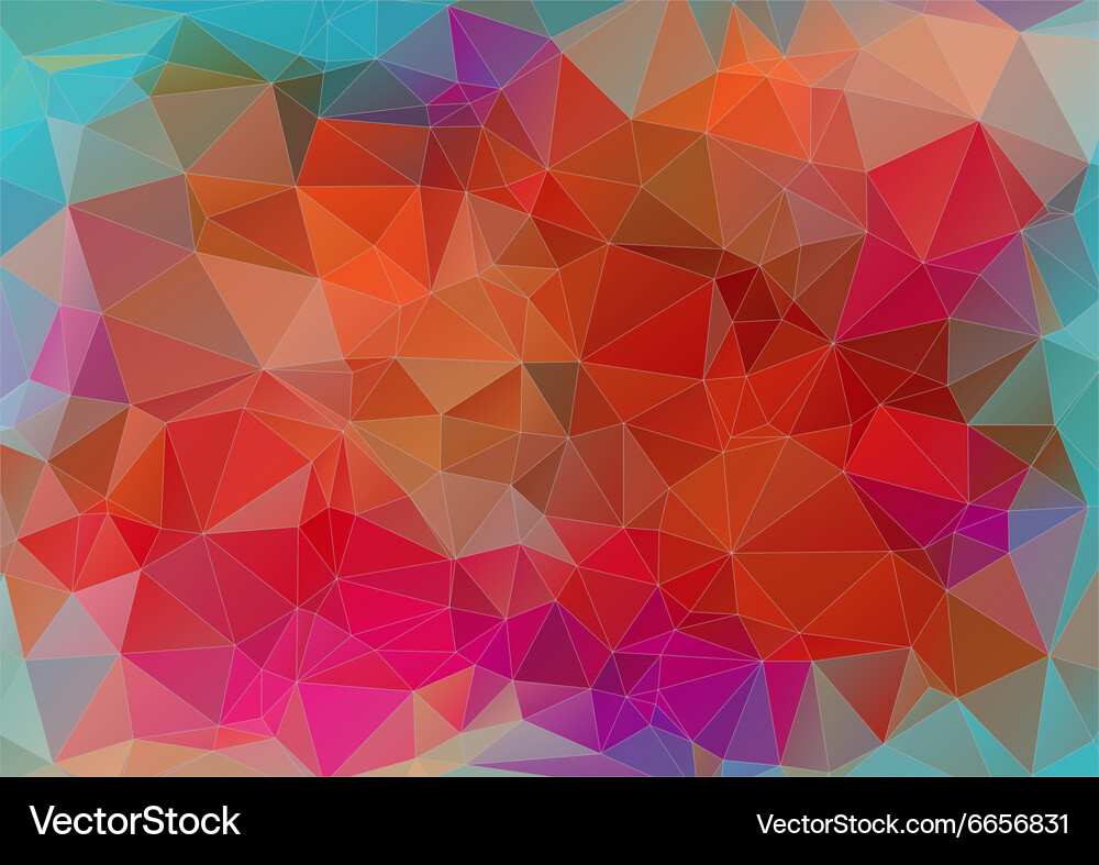 Triangle abstract flat colorful background Vector Image
