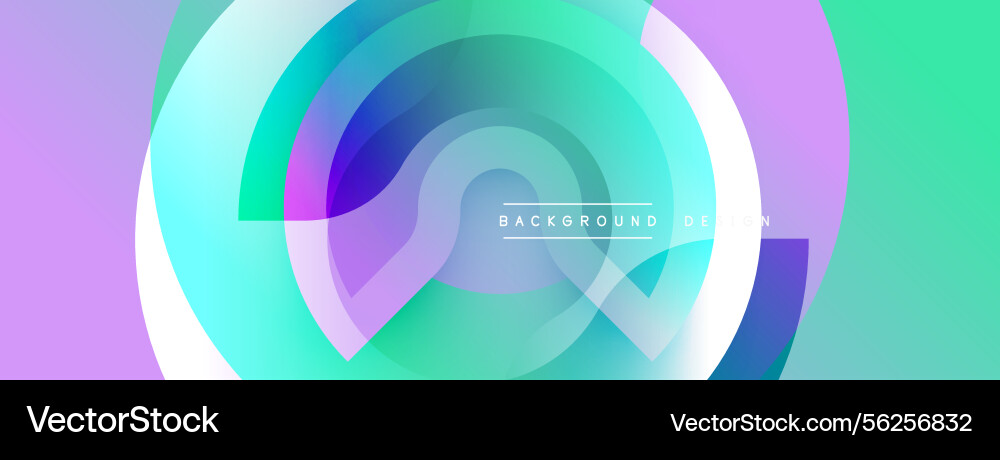 Abstract circular layers create vibrant gradient Abstract circular layers create vibrant gradient vector image