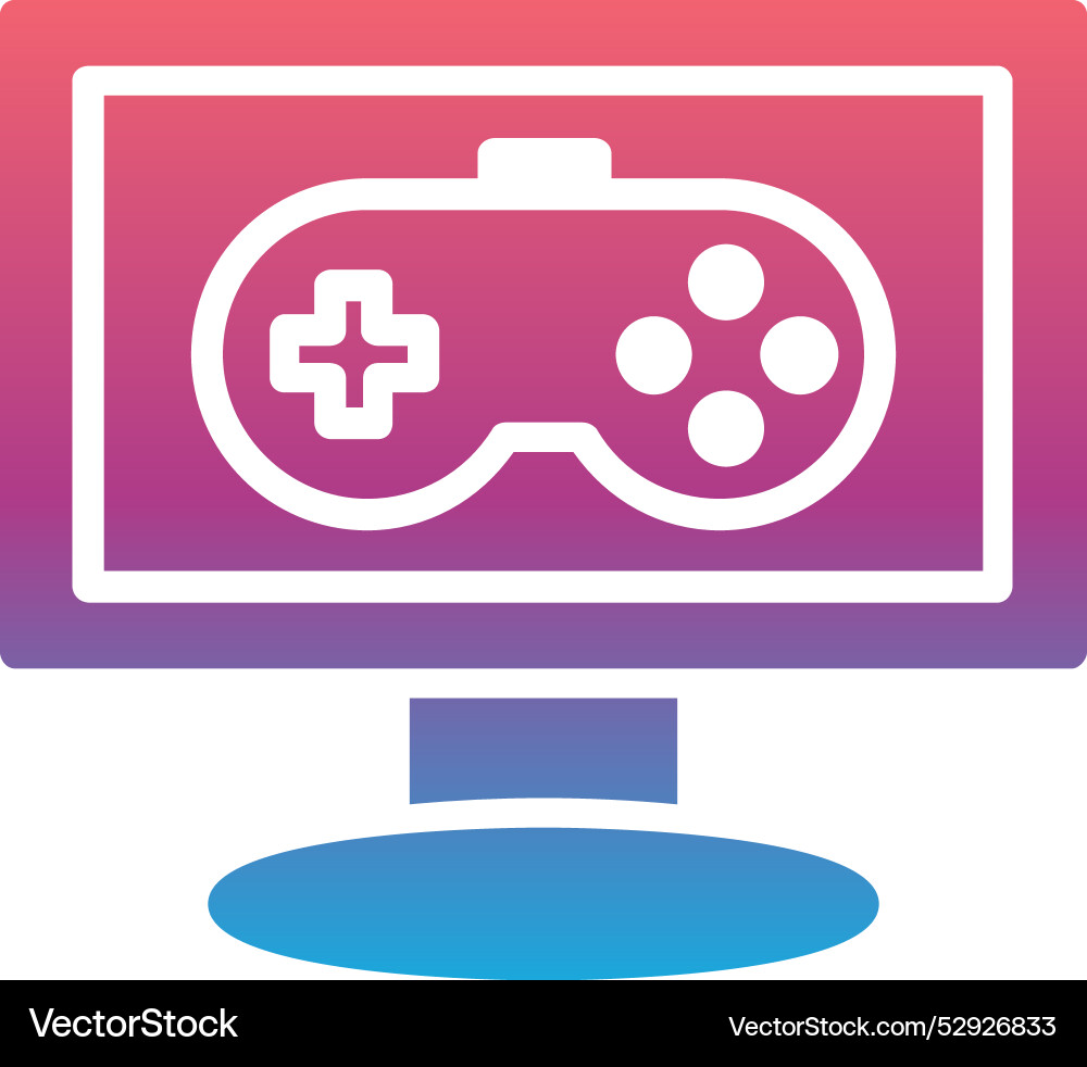 Game controller icon design Vector Image
