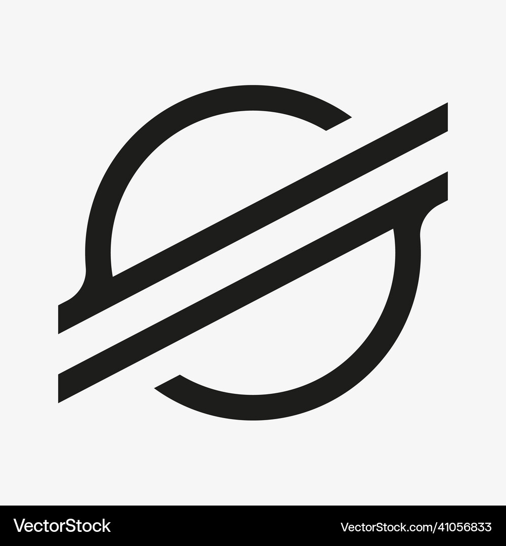 Stellar symbol icon xlm logo crypto – Royalty-Free Vector | VectorStock