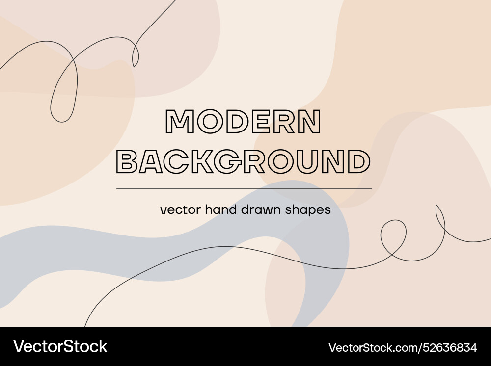 Minimalist abstract template with shapes and lines Vector Image