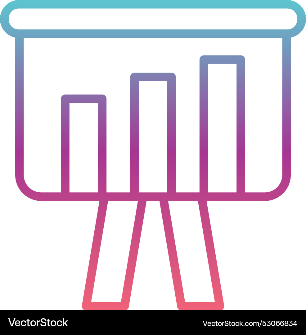 Presentation line gradient design Vector Image