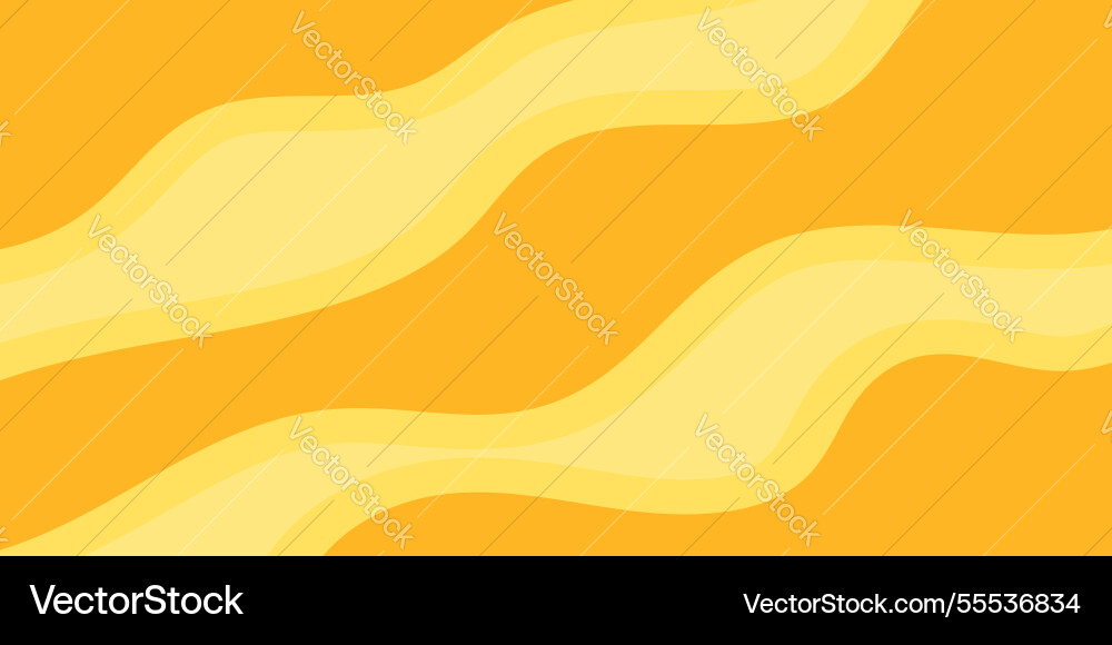 Yellow orange gradient with blob shape vector image