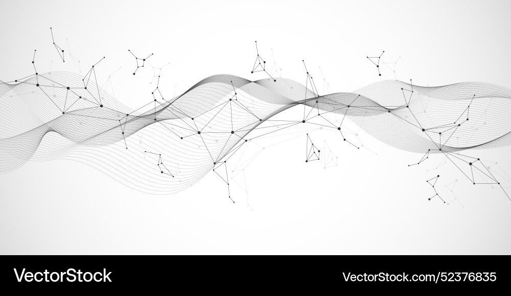 Abstract digital connection dots and lines Abstract digital connection dots and lines vector image
