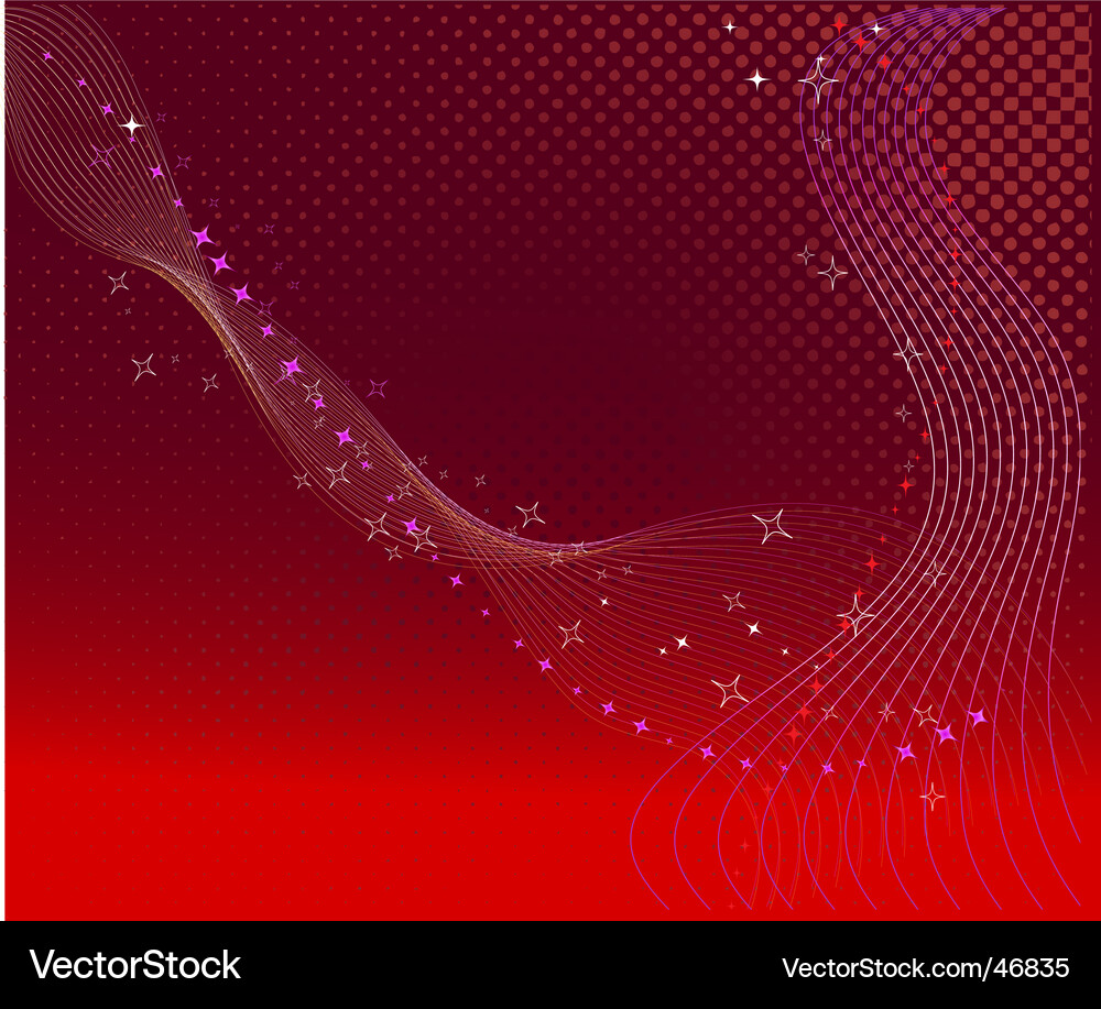 Abstract Flowing Lines Background Vector Image