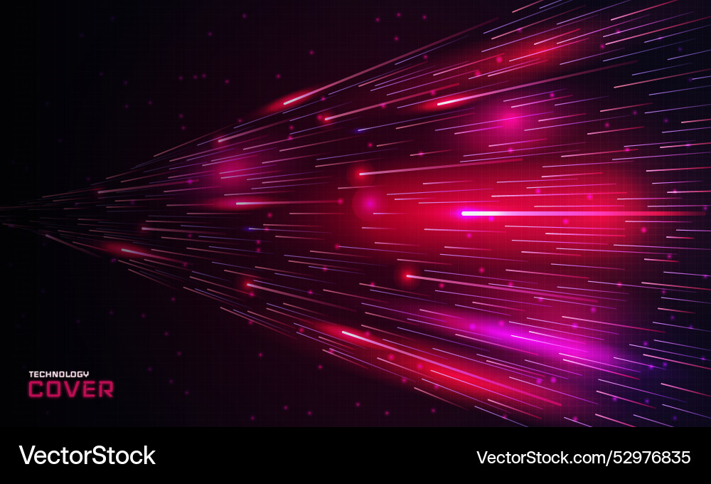 Abstract Tech Network Background Vector Image