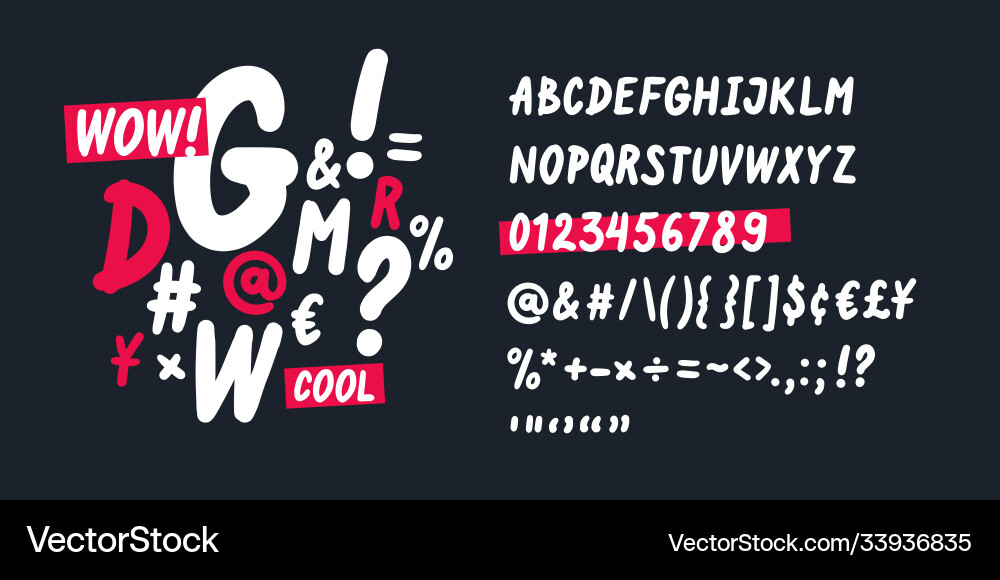 Modern alphabet font capital letters latin Modern alphabet font capital letters latin vector image