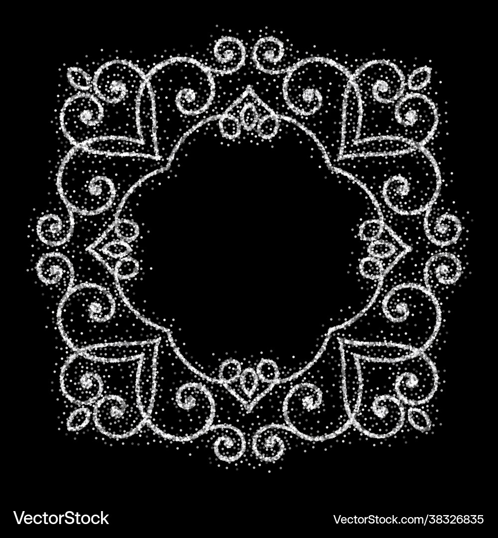 Retro shiny frame or border Retro shiny frame or border vector image