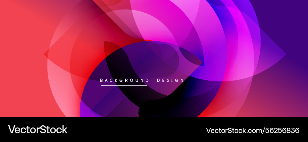 Abstract vibrant layers create dynamic flow Abstract vibrant layers create dynamic flow vector image