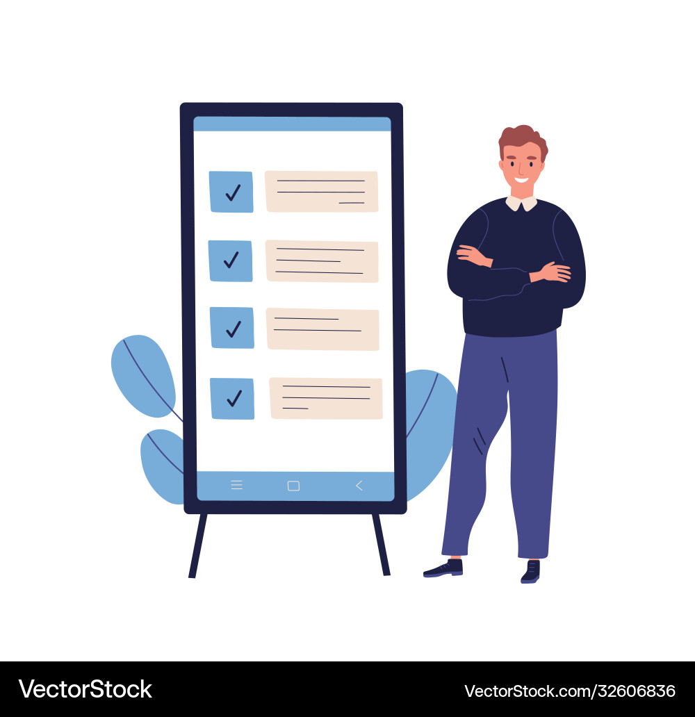 Task Management & Productivity Vector Image