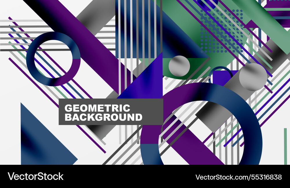 Geometric background showcasing sharp lines Geometric background showcasing sharp lines Vector Image