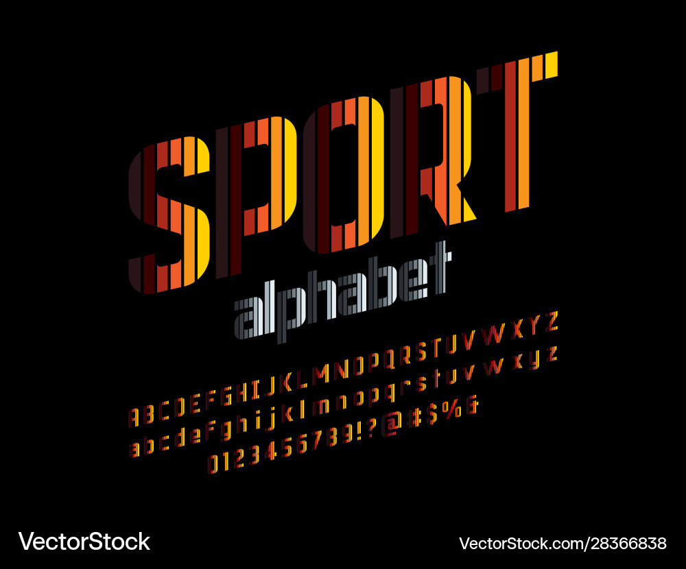 Hidden font Vector Image