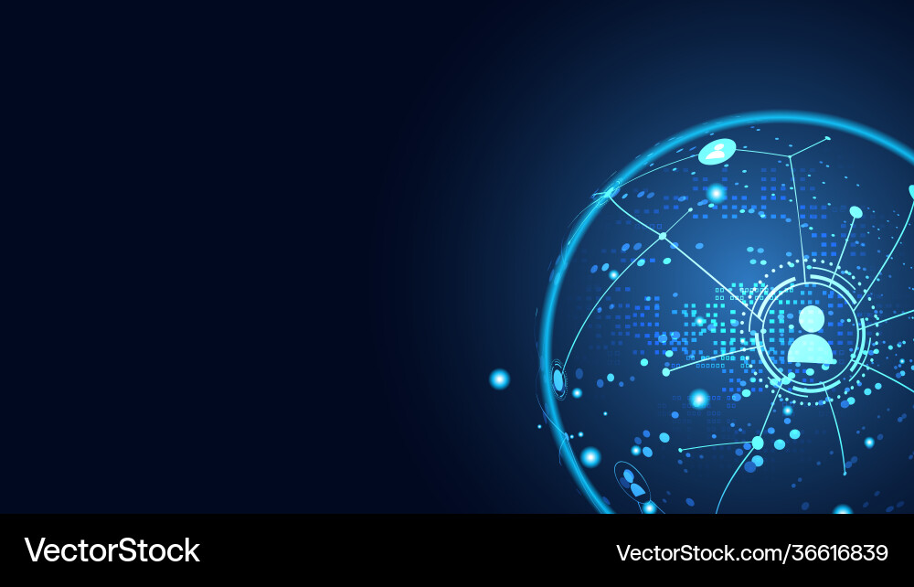 Abstract technology business global network Abstract technology business global network vektorbild