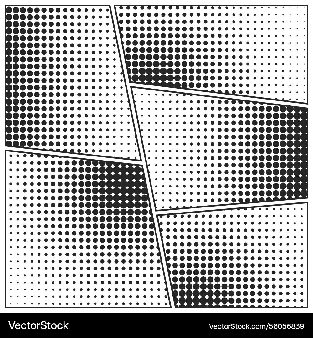 Cartoon comic backgrounds set comics book black Cartoon comic backgrounds set comics book black vector image