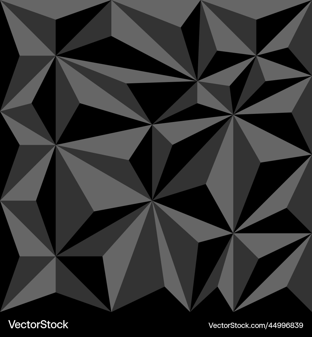 Triangles geometric patterns vector image