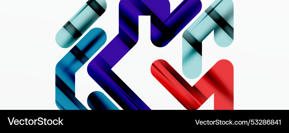 Dynamic colorful lines minimal abstract background Dynamic colorful lines minimal abstract background vector image