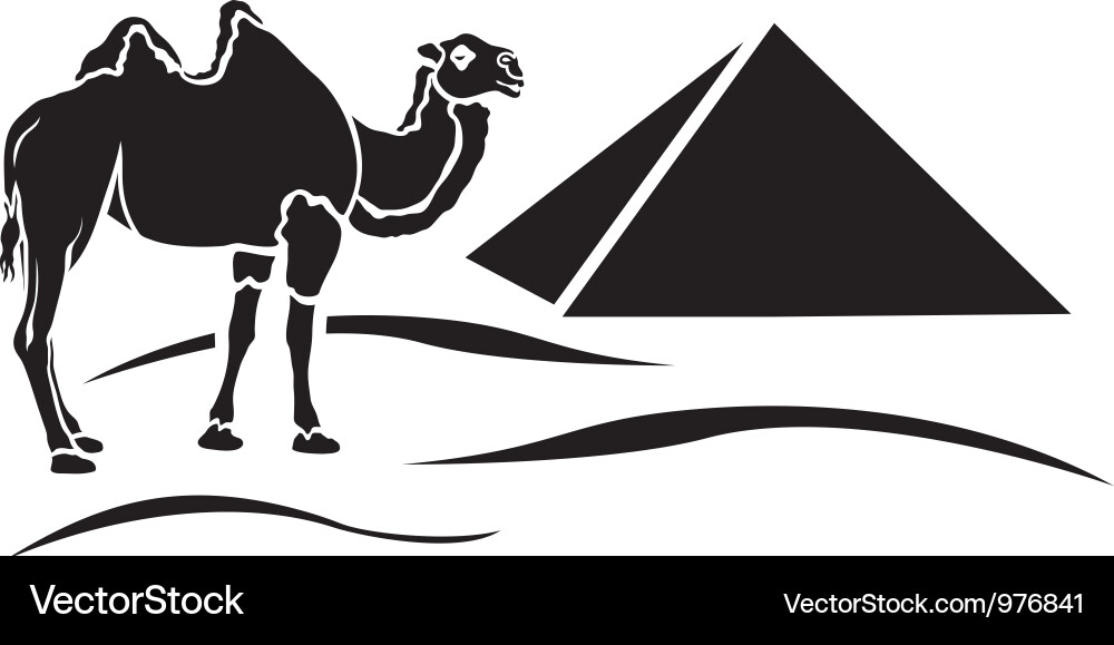 Egypt stencil Royalty Free Vector Image - VectorStock