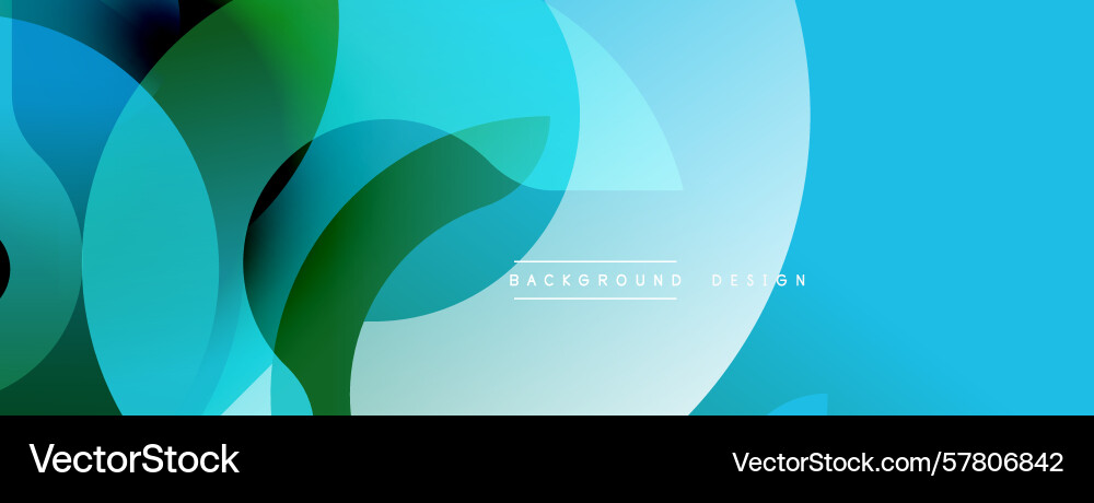 Abstract fluid shapes overlap creating vibrant Abstract fluid shapes overlap creating vibrant Vector Image