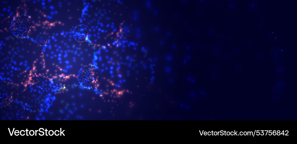 Growing impact of big data and ai on internet Growing impact of big data and ai on internet vector image