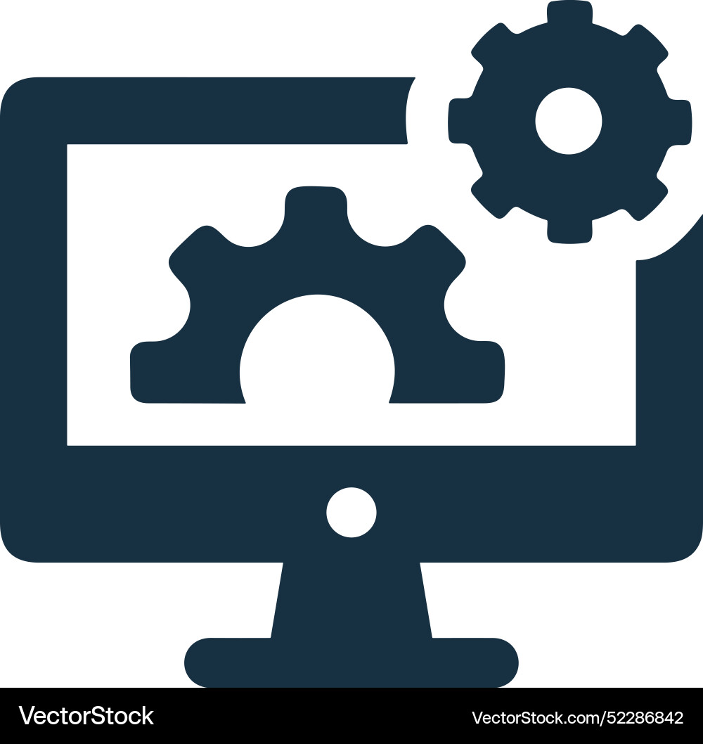 Technology and computer icon symbol image Vector Image