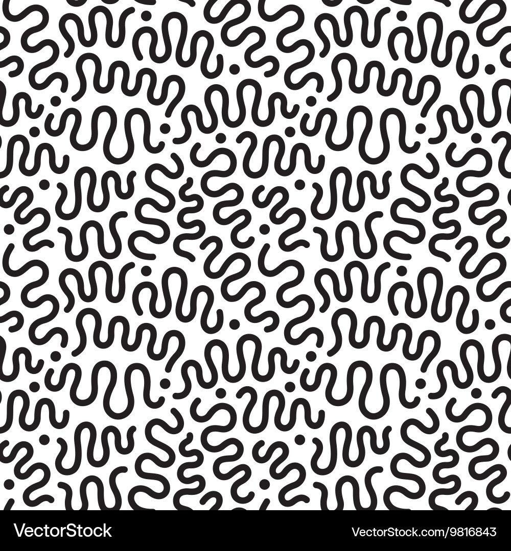 Abstract seamless pattern with lines vector image
