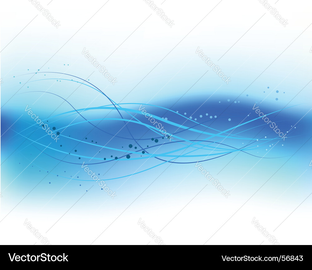 Dynamic Wave Pattern Vector Image