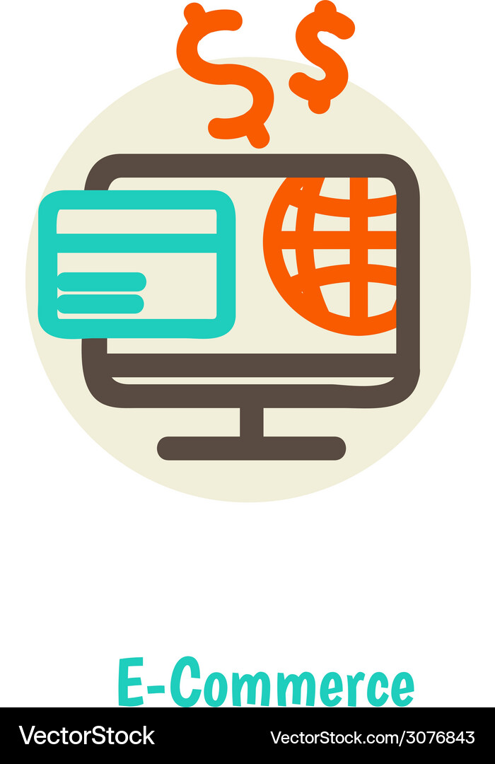 Flat design concepts of online payment methods Vector Image