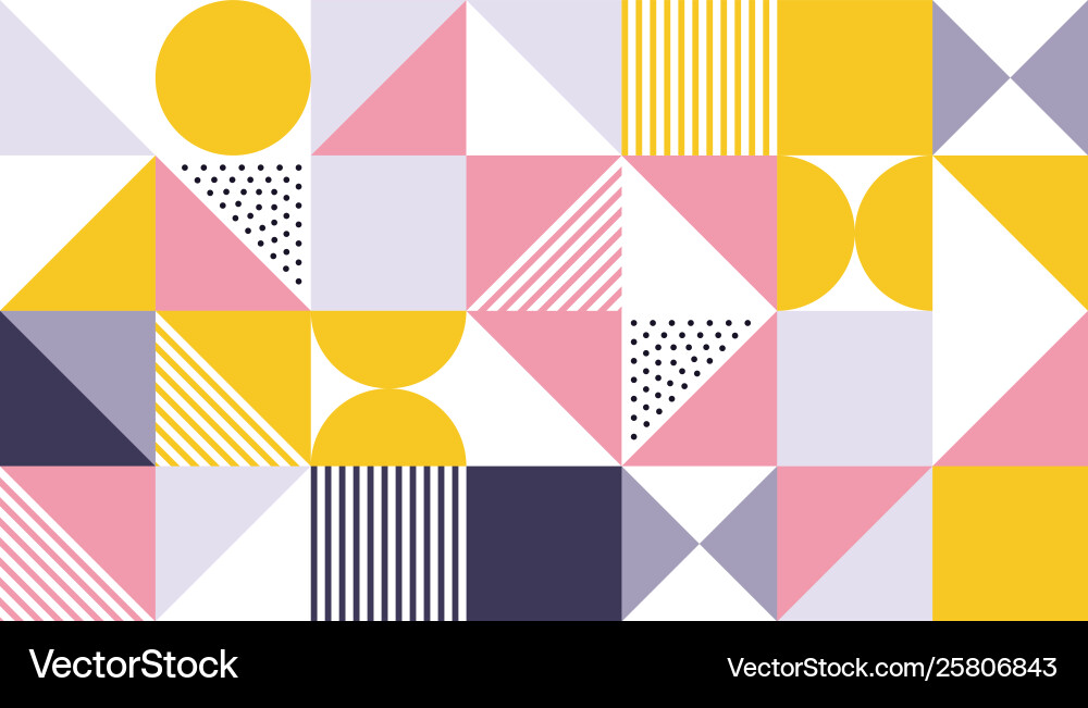 Geometric pattern abstract color design Geometric pattern abstract color design vector image