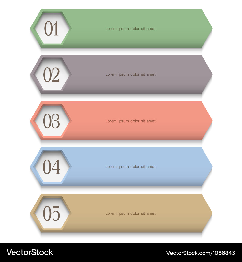 Pastel Color Website Layout Template Vector Image