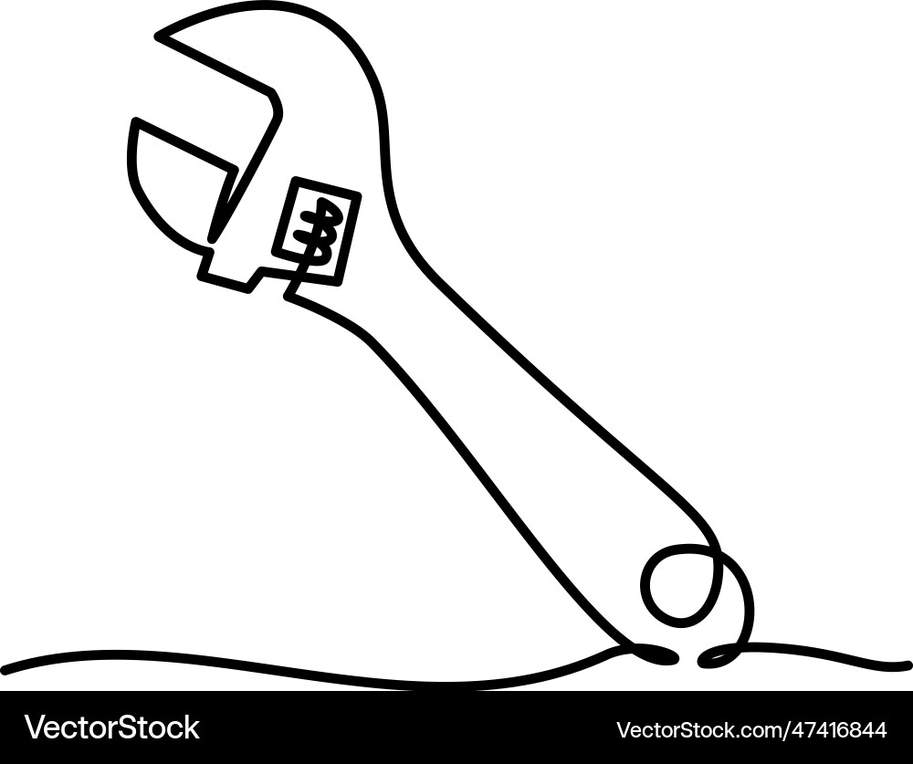 Automatische mechanische Schraubenschlüssel einstellbarer Spanner Automatische mechanische Schraubenschlüssel einstellbarer Spanner vektorbild