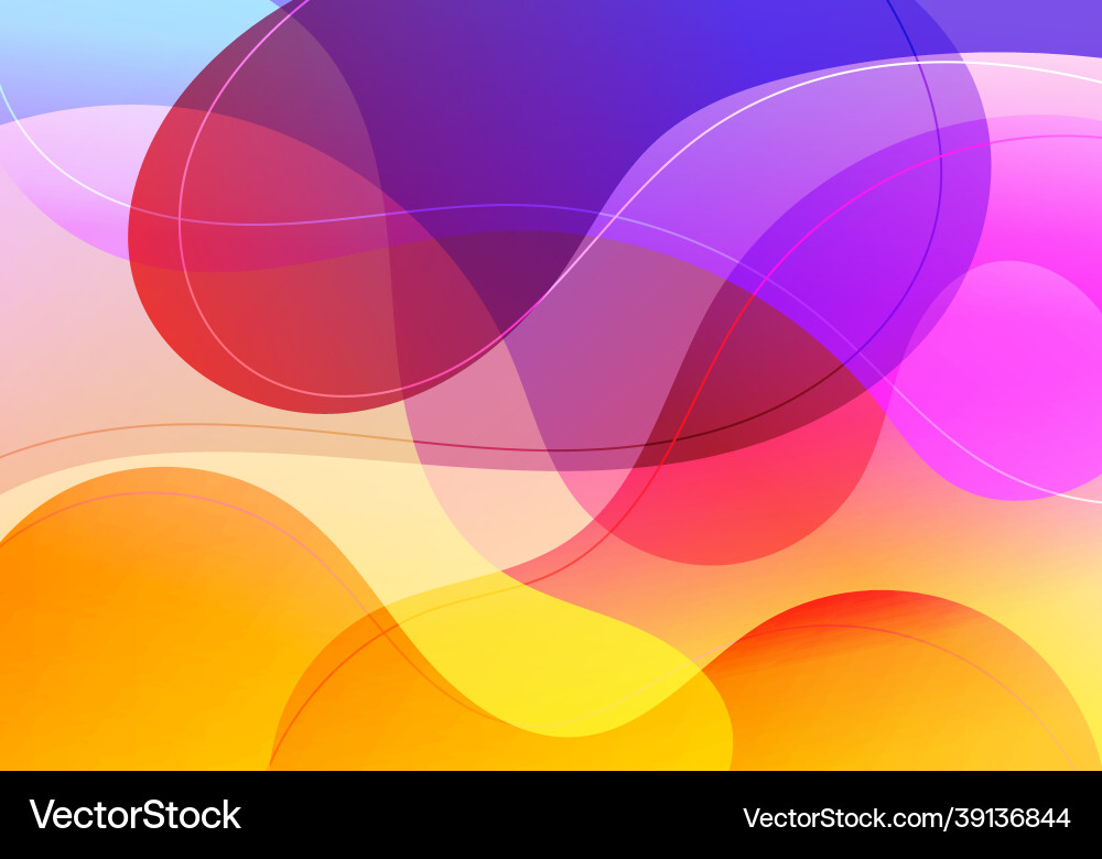 Fluid Color Gradient Abstract vector image