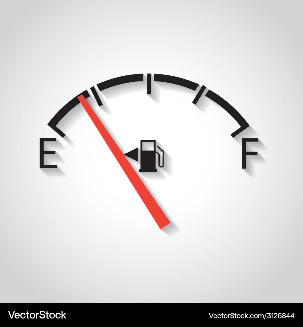 Fuel Gauge Icon (3126844) – Royalty-Free Vector | VectorStock, image size:1000x1080