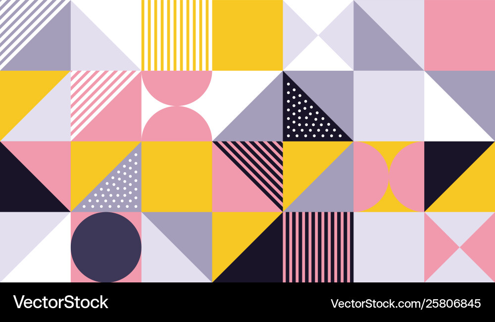 Geometric pattern abstract color design Geometric pattern abstract color design vector image