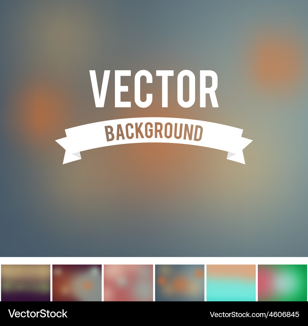 Resizeable blur background gradient mesh vector image
