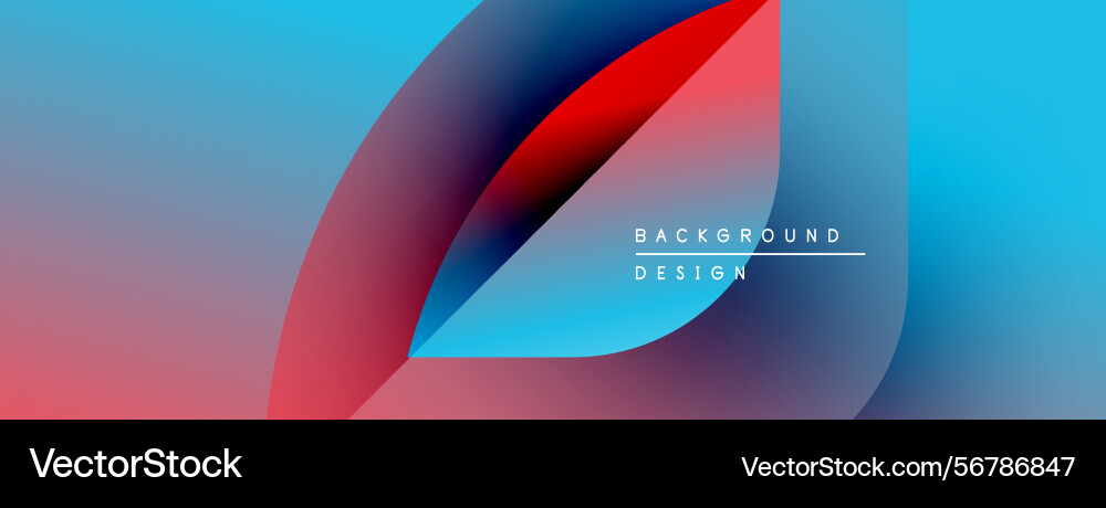 Abstract gradients blend creating dynamic visual Abstract gradients blend creating dynamic visual vector image