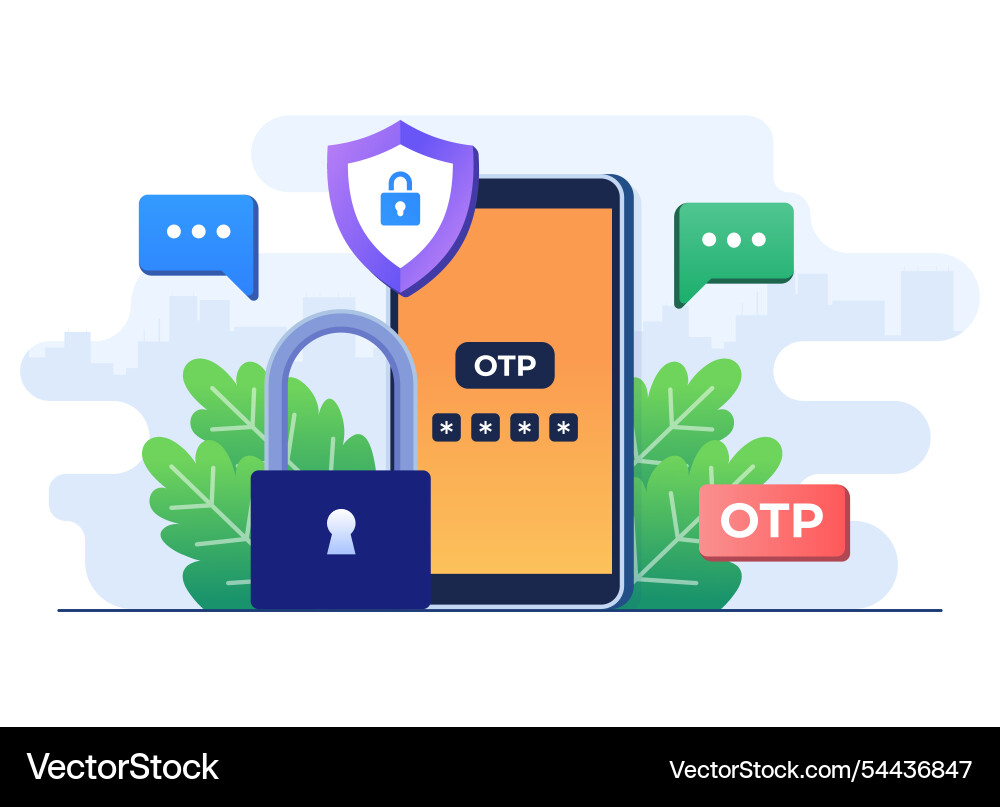 Authentication Code für die Anmeldung in Website-Benutzer Authentication Code für die Anmeldung in Website-Benutzer vektorbild