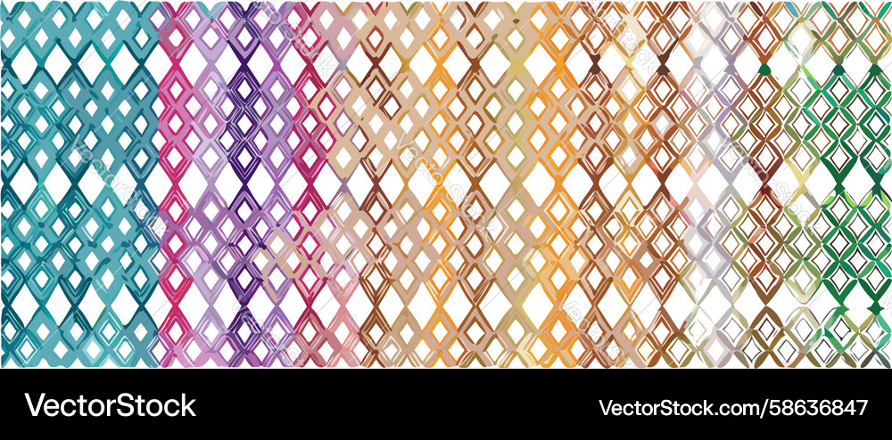 Intricate Woven Mesh Pattern Vector Image