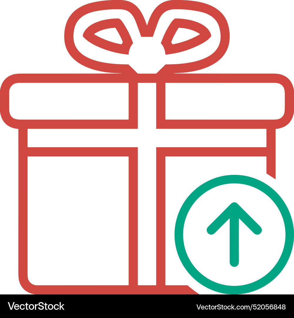 Upload outline icon symbol image Vector Image