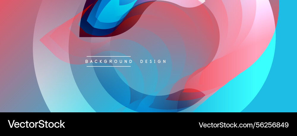 Abstract fluid shapes overlap creating dynamic Abstract fluid shapes overlap creating dynamic vector image