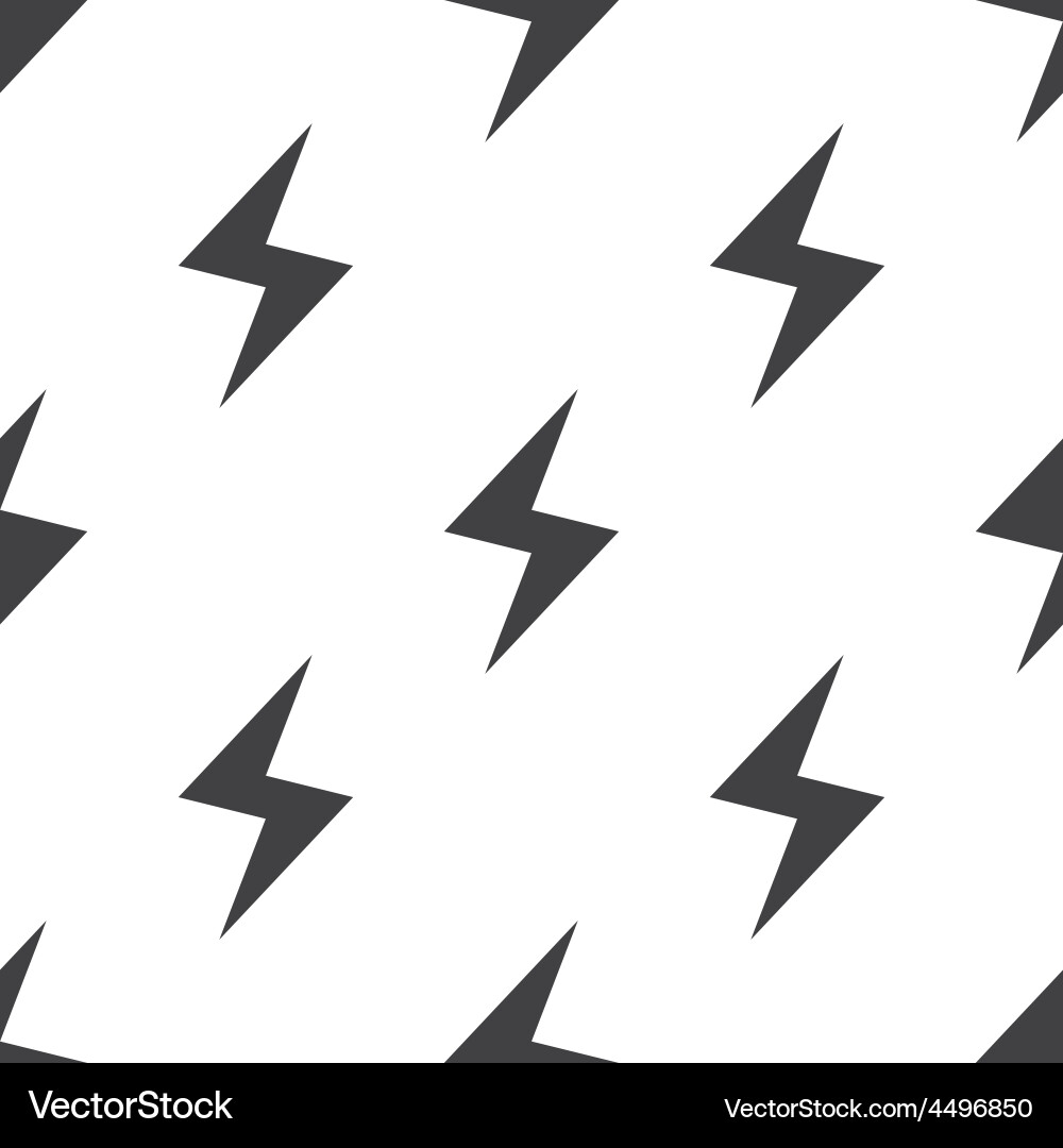 Lightning Seamless Pattern Vector Image