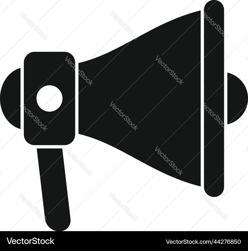 Megaphone icon simple report audit Megaphone icon simple report audit Vector Image
