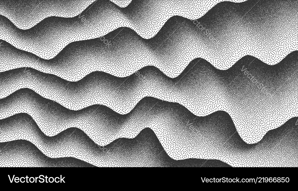 Smooth lines dotwork background Smooth lines dotwork background vector image