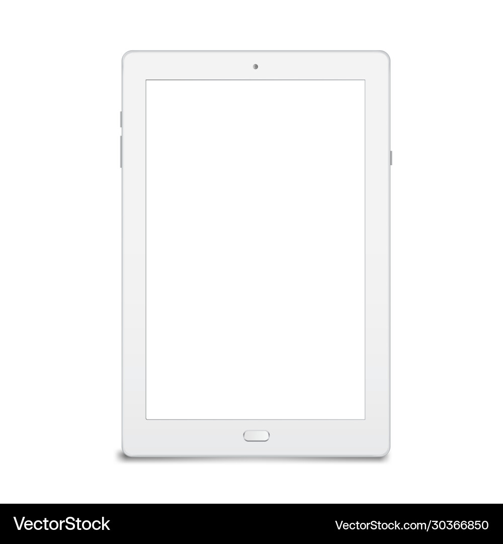 Tablet computer mobile device for work Tablet computer mobile device for work vector image
