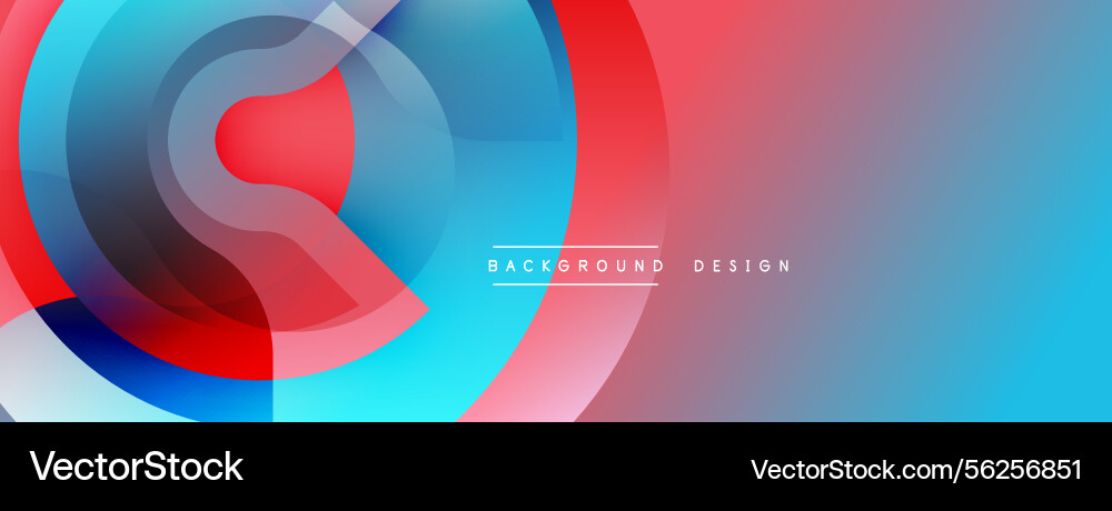 Abstract colorful circles overlap creating Abstract colorful circles overlap creating vector image
