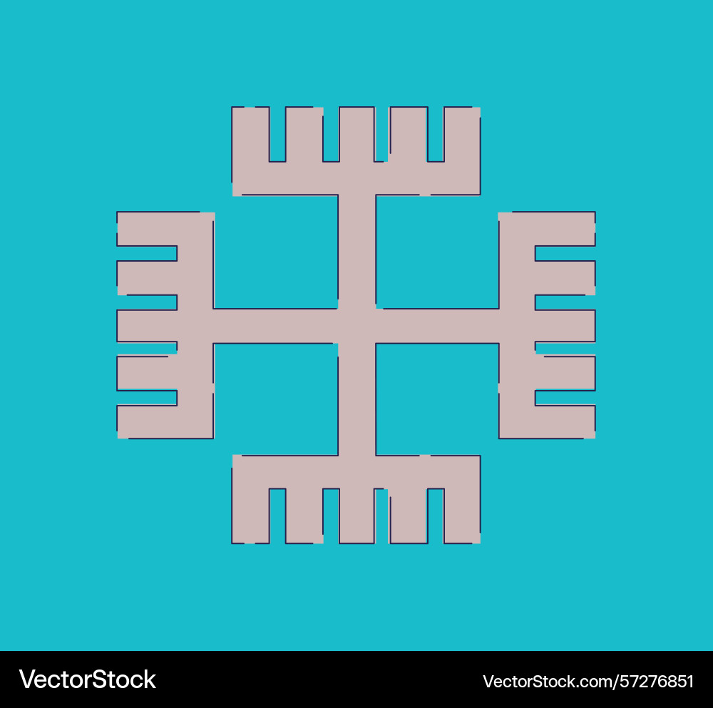An abstract geometric pattern set against vector image