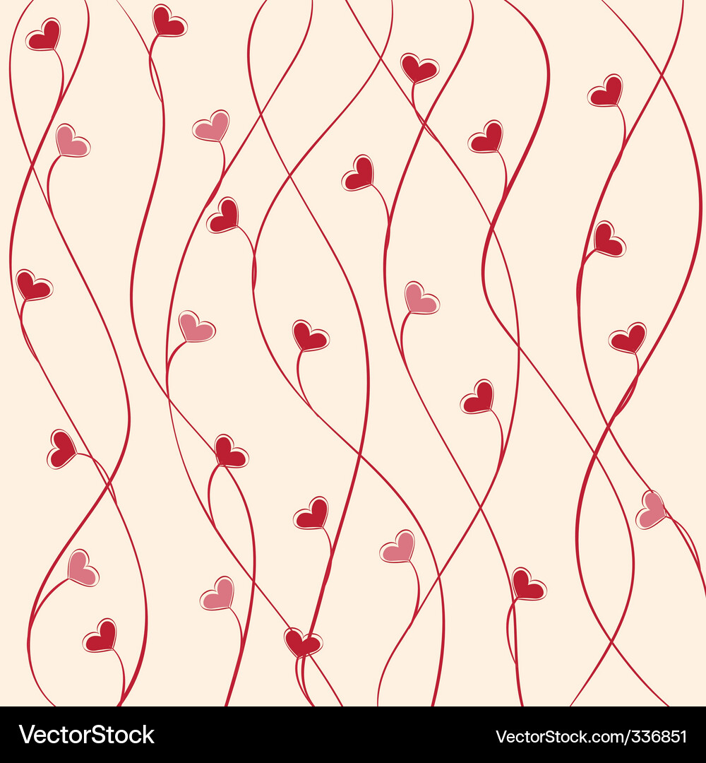 Heart pattern Vector Image
