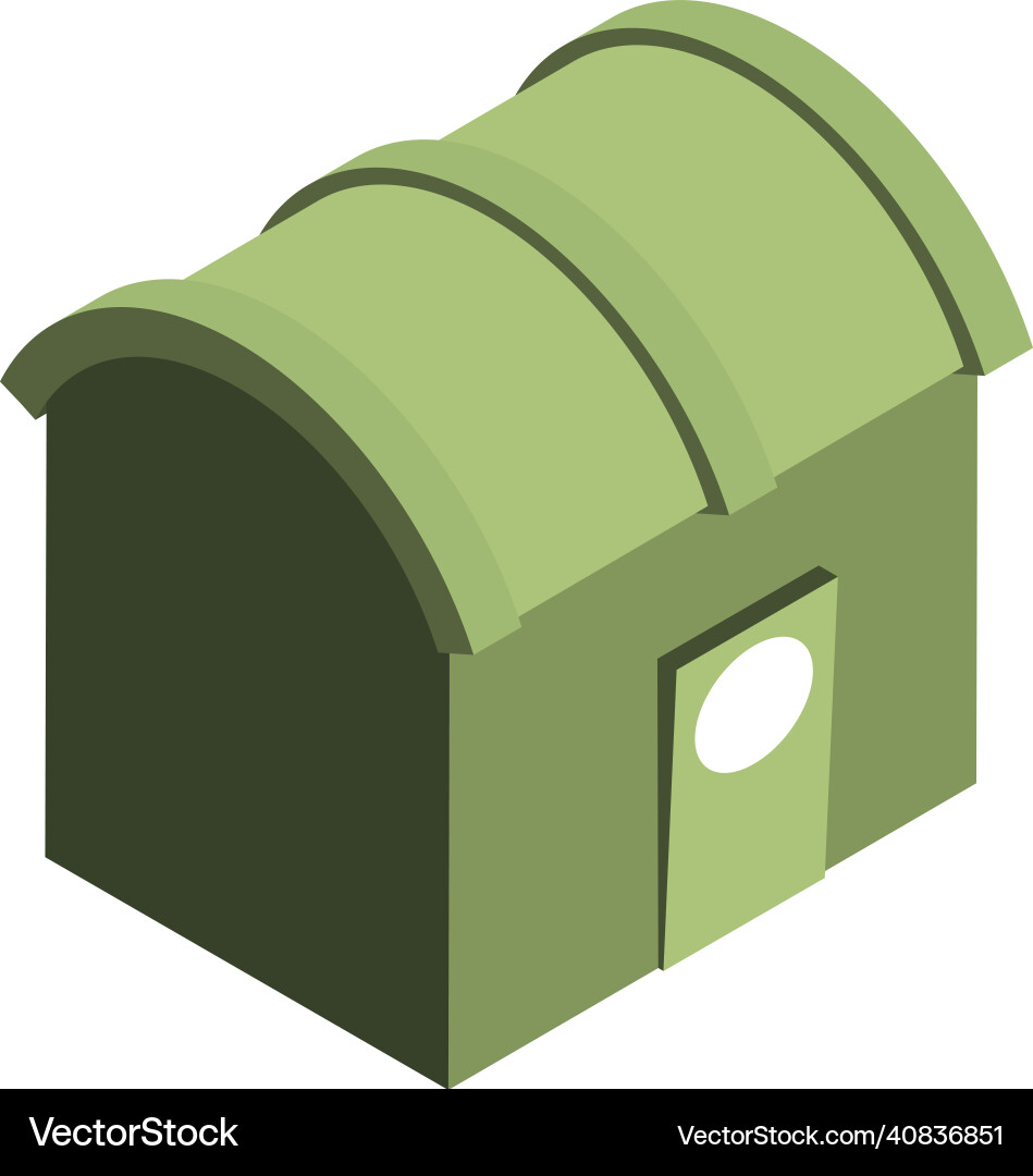 Isometric garbage container composition Isometric garbage container composition vector image
