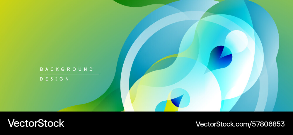 Abstract background features flowing shapes Abstract background features flowing shapes Vector Image